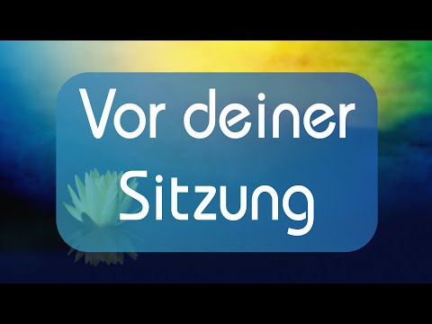 YouTube Thumbnail: Vor der Sitzung